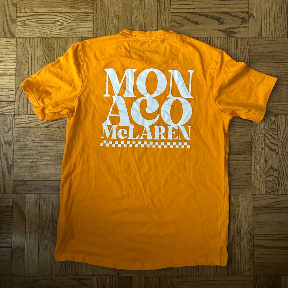 Formula 1 Official McLaren Merch - Monaco Grand Prix t shirt - Size Medium - NEW
